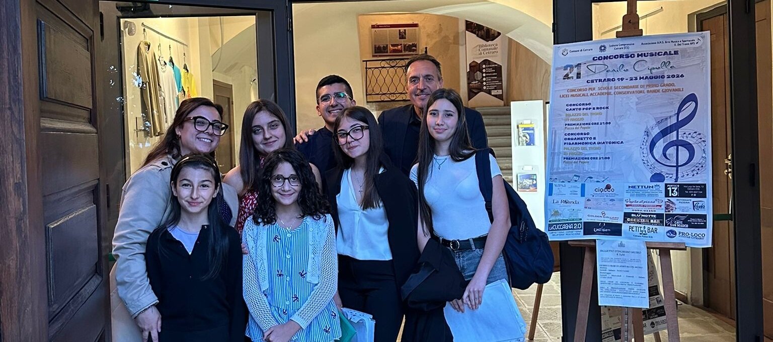 I RAGAZZI DEL DONIZETTI DI MIRTO CROSIA CONQUISTANO IL CONCORSO &ldquo;DANILO CIPOLLA&rdquo;