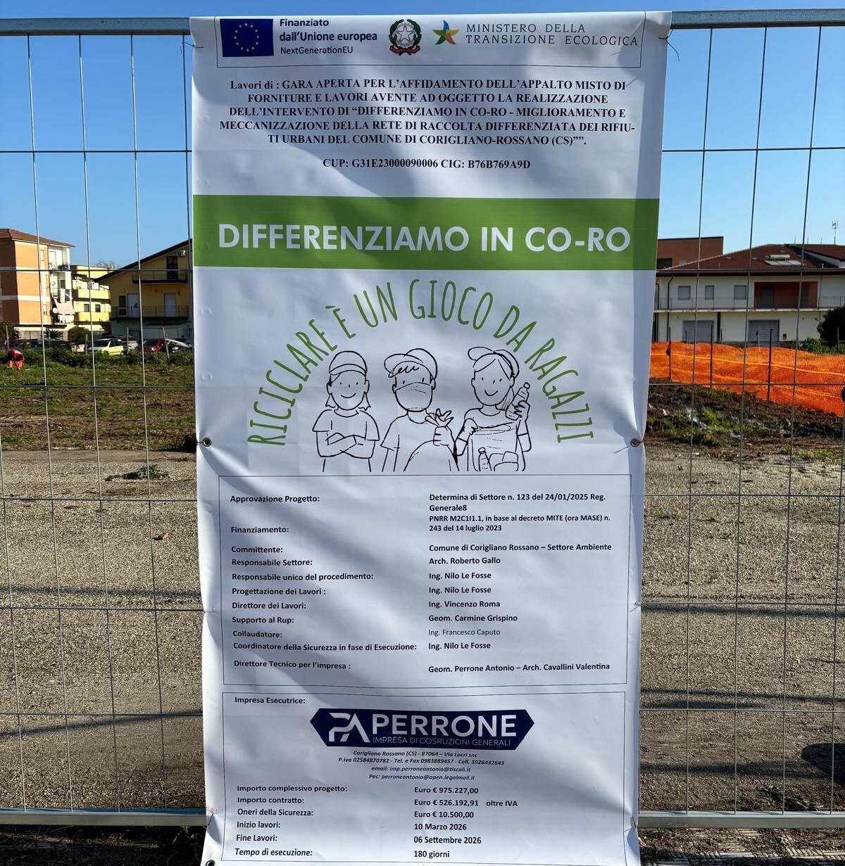 A CO-RO “RICICLARE È UN GIOCO DA RAGAZZI”: A BOSCARELLO APRE UN CENTRO PER L’OTTIMIZZAZIONE DELLA RACCOLTA DIFFERENZIATA