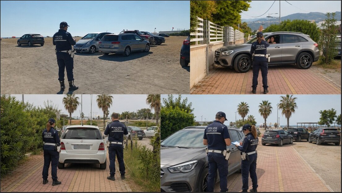 PARCHEGGI SULLA SPIAGGIA E MONOPATTINI FUORI REGOLA: FIOCCANO LE SANZIONI A CO-RO