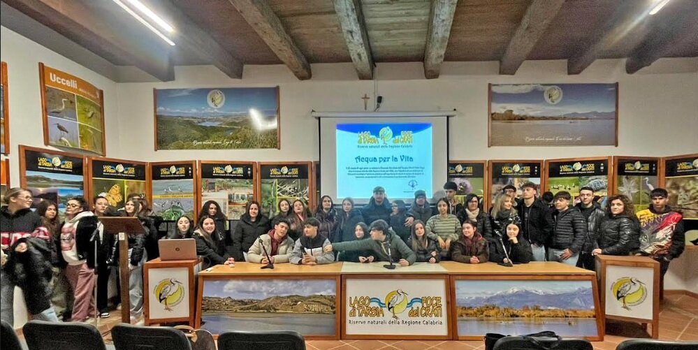 SUCCESSO PER LA SETTIMANA EDUCATIVA ALLE LE RISERVE DI TARSIA E FOCE DEL CRATI