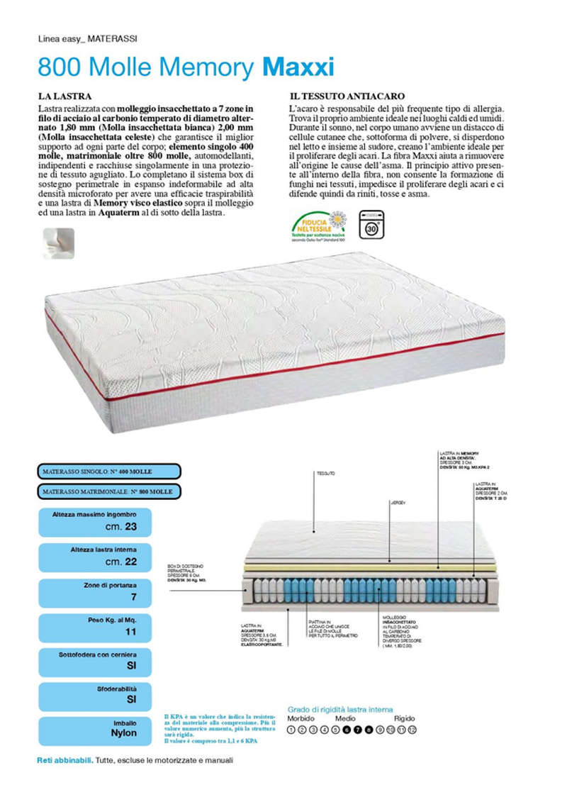 materasso-800-memory-maxxi