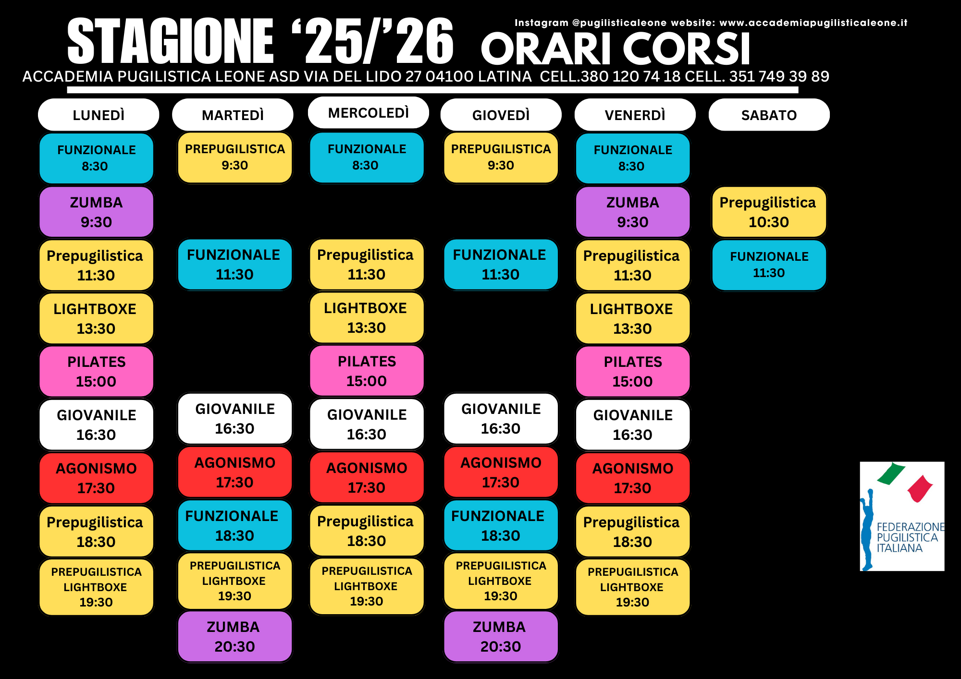 corsi 2026 aggiornato
