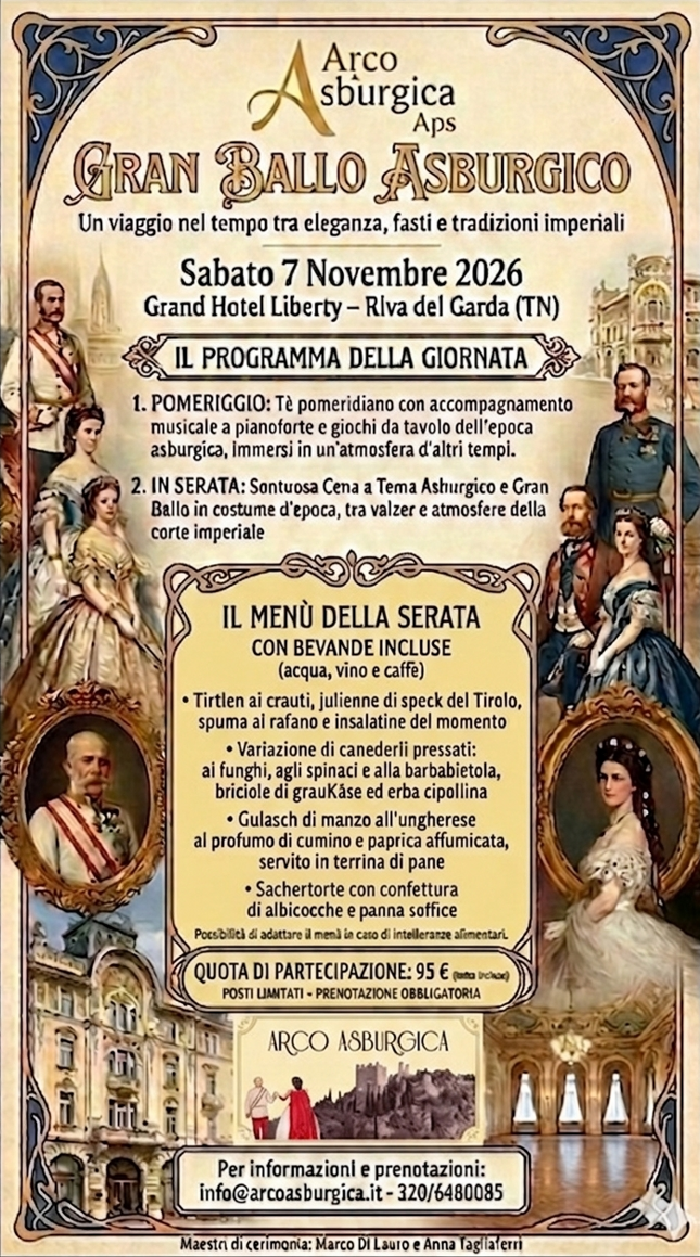 gran ballo asburgico 7 novembre