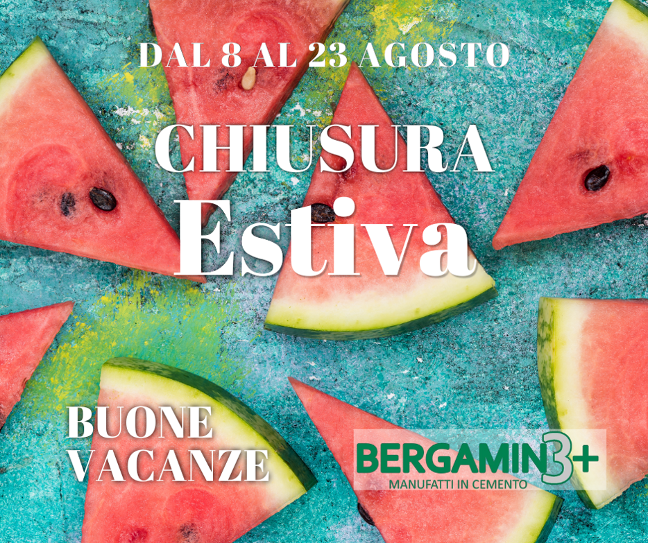 rosso e verde vivace chiusura estiva post di facebook