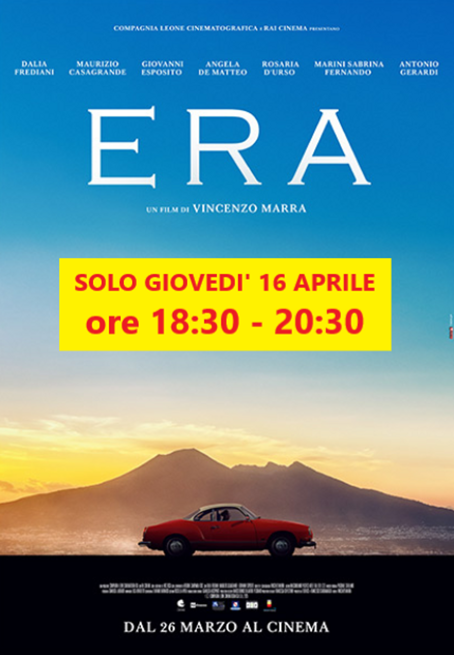 solo giovedì 16 aprile 1