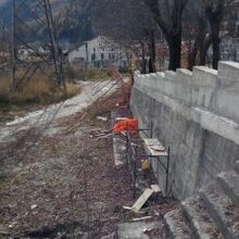 Enel Bardonecchia Collaudo muro di sostegno