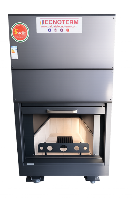 stufa a pellet moderna e certificata
