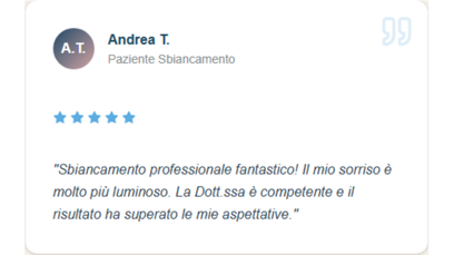 sbiancamento professionale