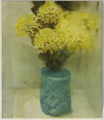 vaso di fiori, 2025 olio e acrilico su tela 31x36cm.jpeg