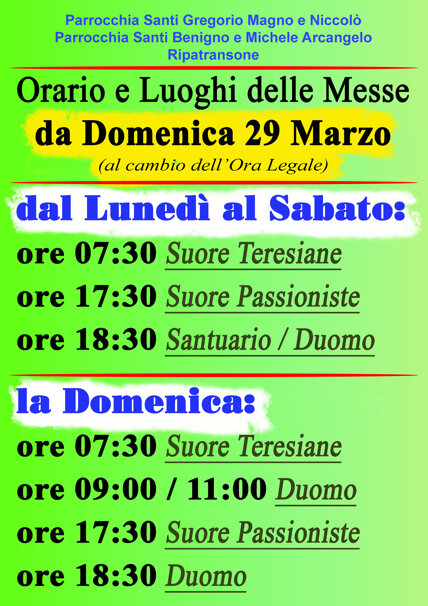 2026 orario messe ora legale .jpeg