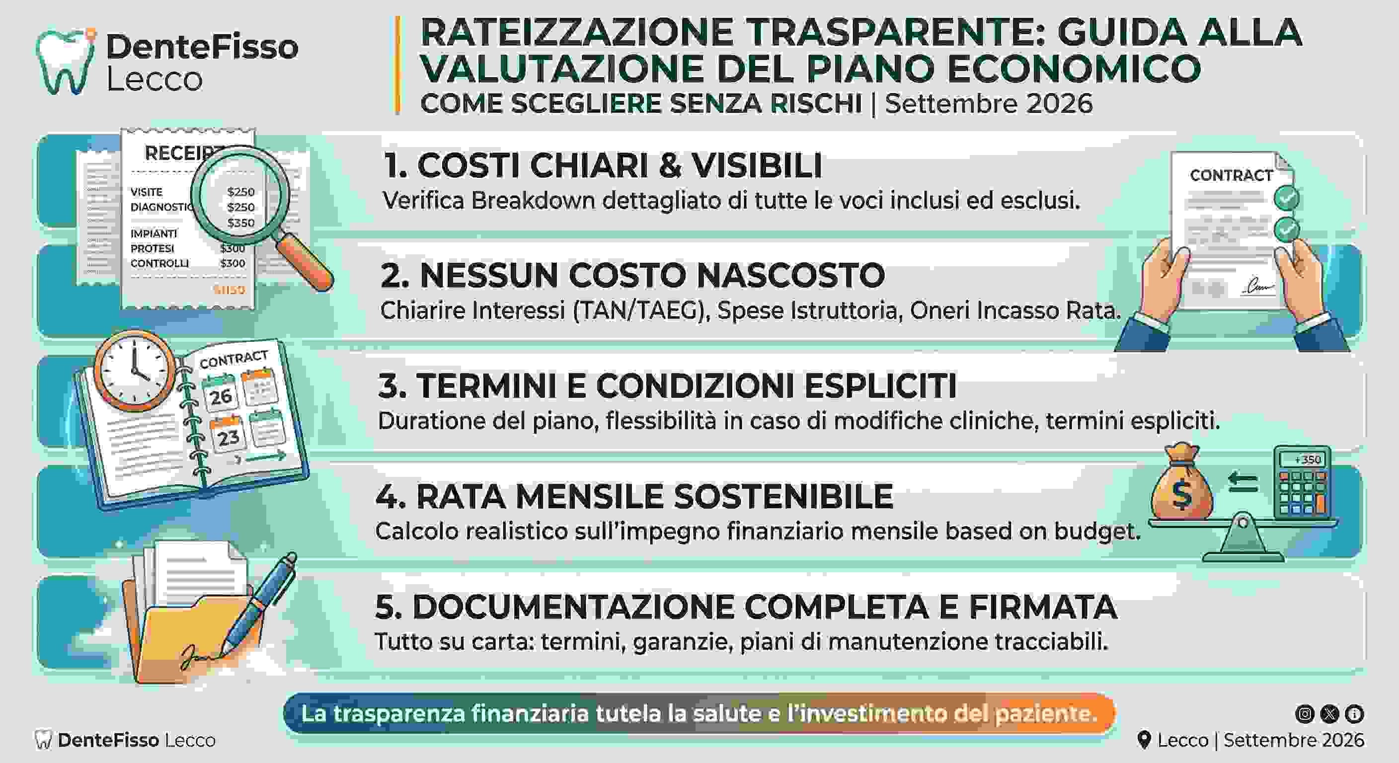 Pagamenti e Rateizzazione in Implantologia: Guida per un Investimento Senza Sorprese