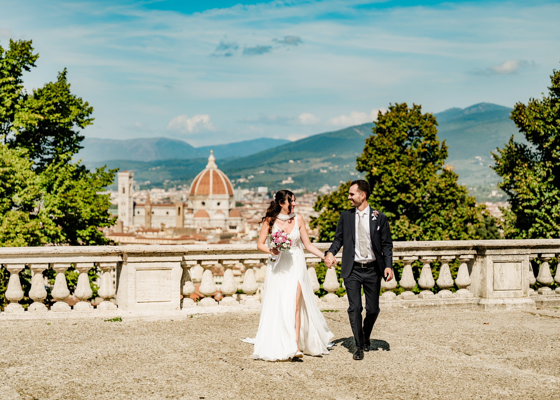 sposi Piazzale Michelangelo Firenze sposi Piazzale Michelangelo Firenze