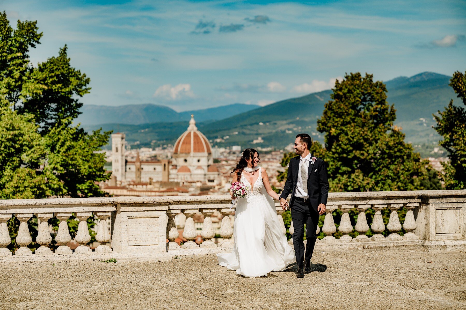 sposi piazzale michelangelo firenze
