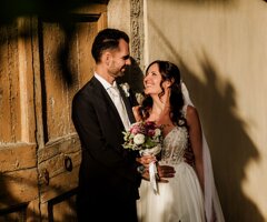 sposi al tramonto sposi al tramonto