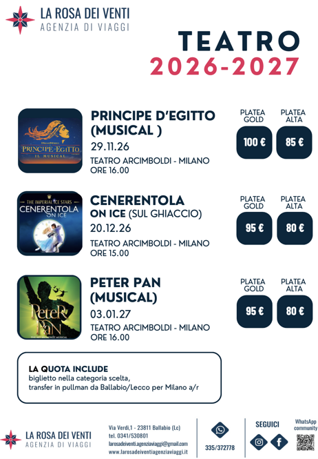 Spettacoli 2026-2027