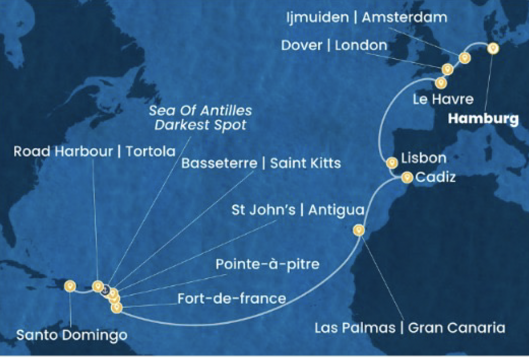 Crociera Costa Favolosa-Transaltantica
