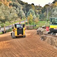 preparazione sottofondo parcheggio