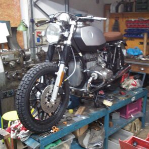 BMW R450 Trasformazione Cafè Racer BMW R450 Trasformazione Cafè Racer