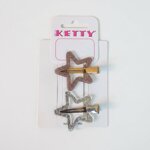 7532-card-con-2-pz-beccuccio-cm-6-stella-glitter-mixed-colour