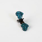 7357-tubo-con-7-pz-pinza-nera-con-cuore-strass-color