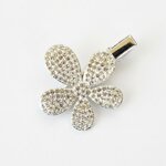 7548-card-con-6-pz-beccuccio-argento-cm-7-con-fiore-strass-crystal