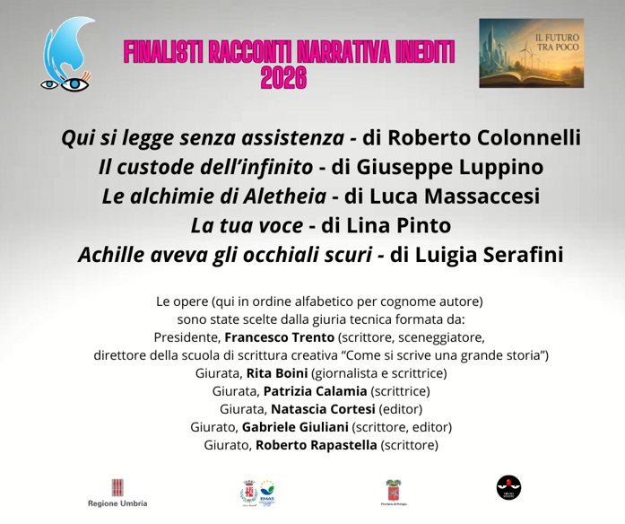 finalisti racconti narrativa inediti 2026 finalisti racconti narrativa inediti 2026