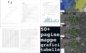 Modello Analisi Libia 50 pagine mappe grafici tabelle Comitato INI
