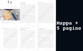 Modello Celere Libia 5 pagine mappa Comitato INI