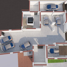 Spaccato 3D Garage - Piano Terra Progetto E1 Spaccato 3D Garage - Piano Terra Progetto E1
