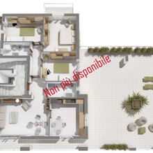 Spaccato 3D Appartamento Piano Primo Progetto F1 Spaccato 3D Appartamento Piano Primo Progetto F1