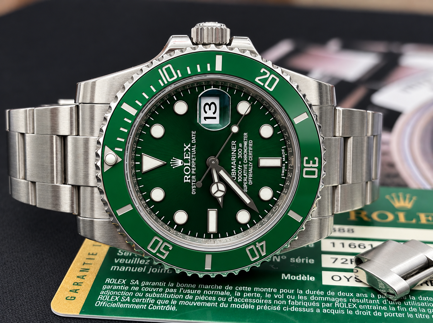 ROLEX SUBMARINER 116610LV HULK