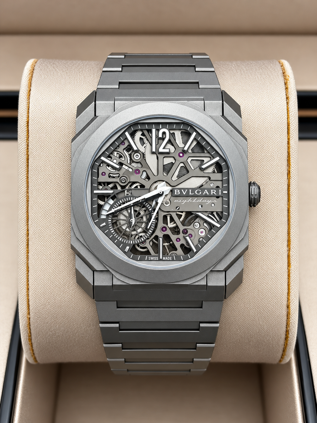 BVLGARI OCTO FINISSIMO TITANIO Skeleton 8days