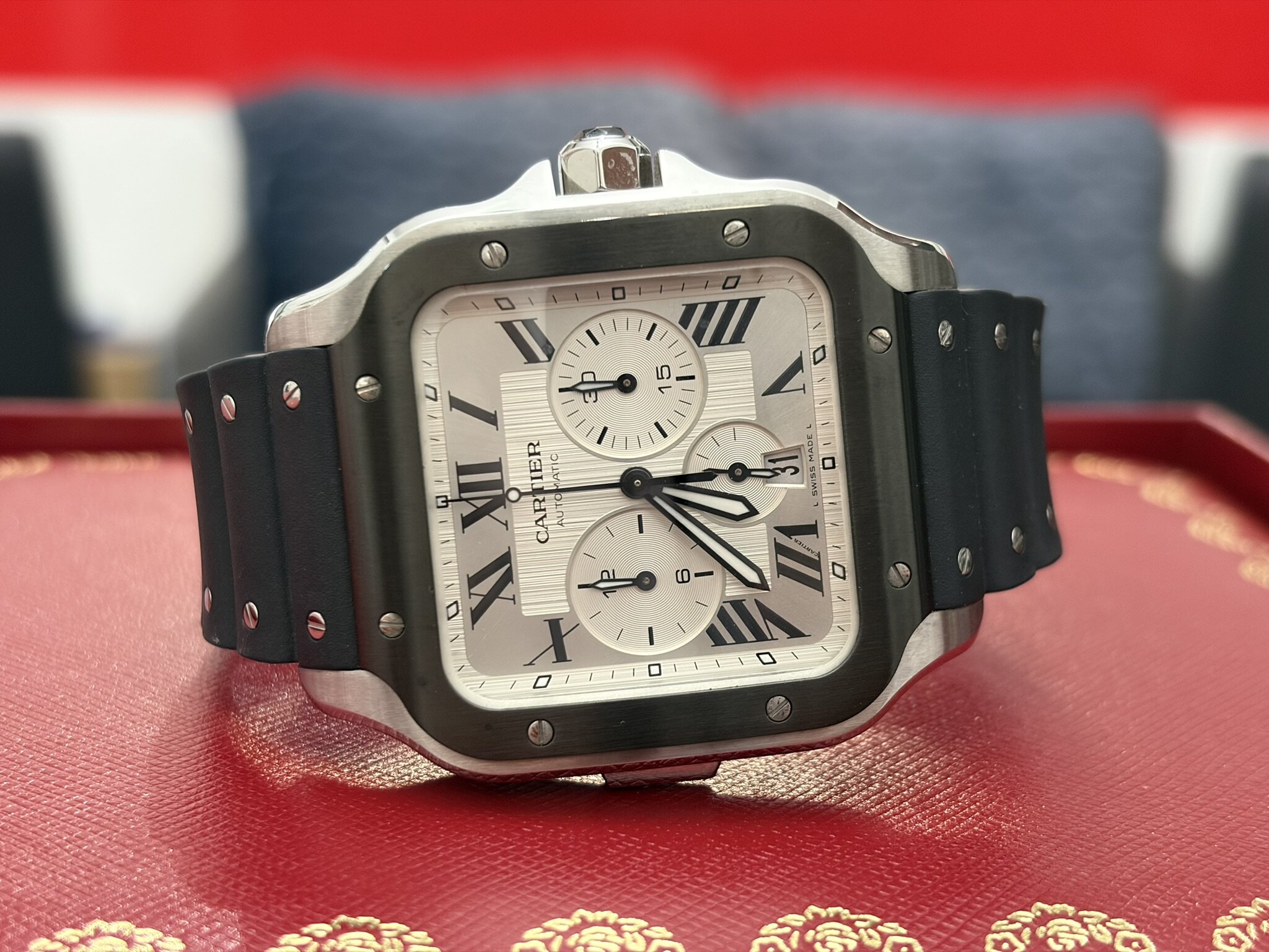 SANTOS DE CARTIER CHRONOGRAPH WSSA0017