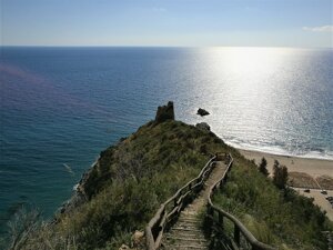 Vista panoramica di Ascea Sentiero degli innamorati