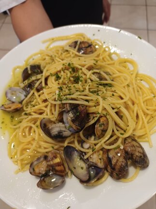 Piatti della cucina del flash bar di Ascea 