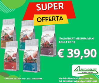 italianway adult kg. 12