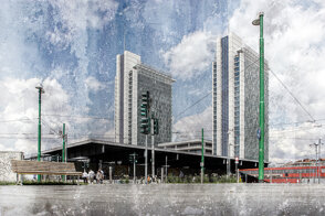 Stazione Porta Garibaldi Nuove Vedute di Milano: Stazione Porta Garibaldi © 2014