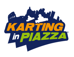 logo karting in piazza con simbolo registrato st 