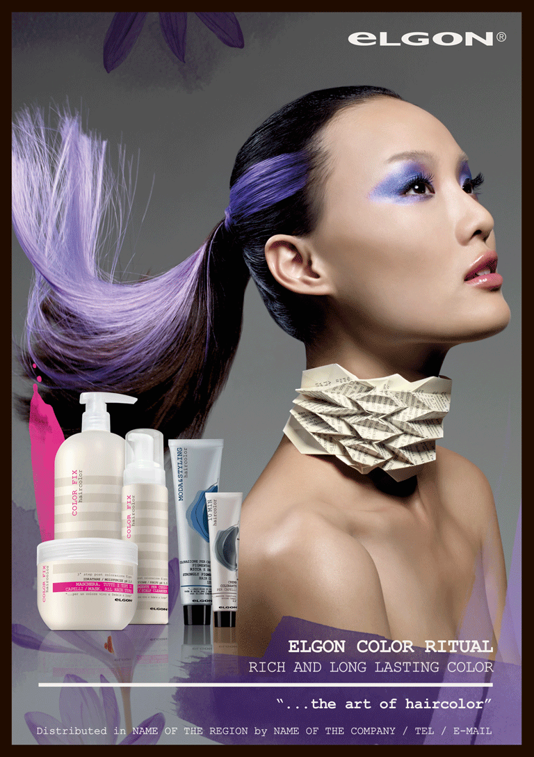 CAMPAGNA PUBBLICITARIA ELGON Color Ritual
