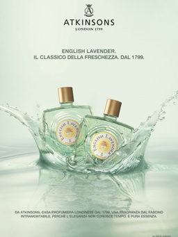 CAMPAGNA PUBBLICITARIA ATKINSONS English Lavender