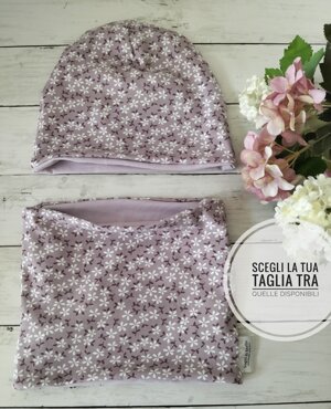 set-cappellino-e-scaldacollo-primavera-autunno-versione-fiorellini-base-lilla