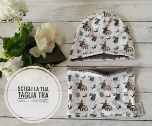 set-cappellino-e-scaldacollo-primavera-autunno-versione-coniglietti-e-arcobaleni