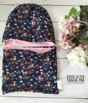 set-cappellino-e-scaldacollo-primavera-autunno-versione-cerbiatti-tra-i-fiorellini