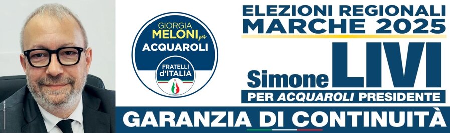Manifesto elettorale di Simone Livi con slogan della campagna Manifesto elettorale di Simone Livi con slogan della campagna