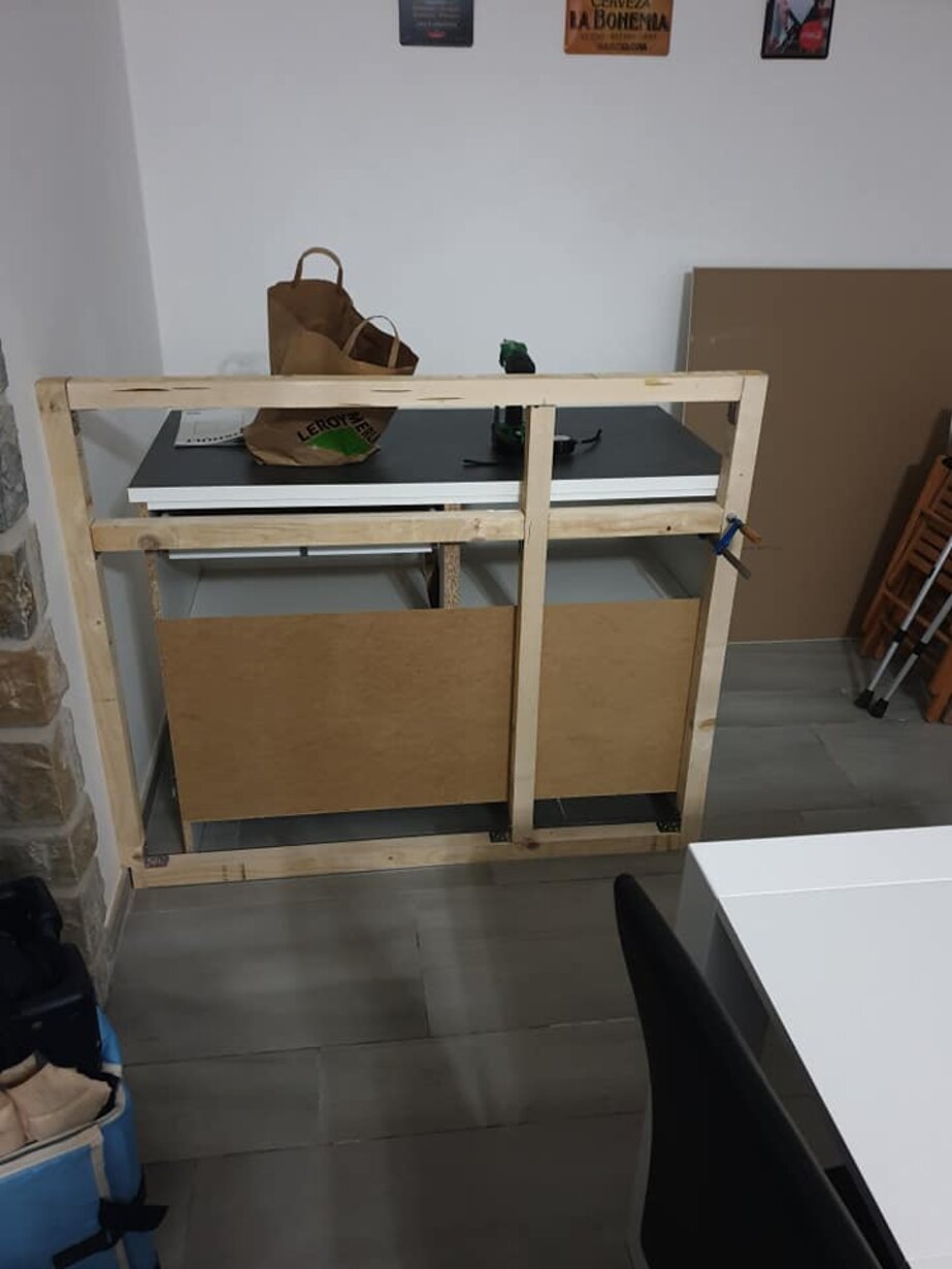 Struttura per cartongesso