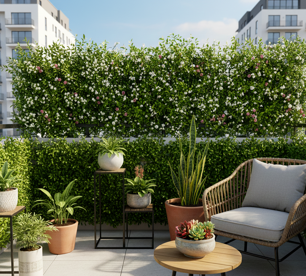 Come ridurre rumori e sguardi indiscreti dal tuo balcone