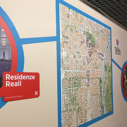Turismo Torino Allestimento per l'accoglienza all'interno dei parcheggi ACI