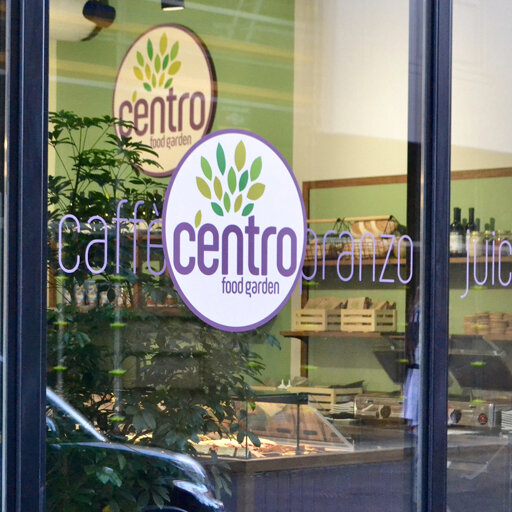 C'entro Food Garden Logo, identità visiva, comunicazione