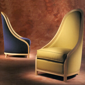 Armchair Solid cherry wood armchair