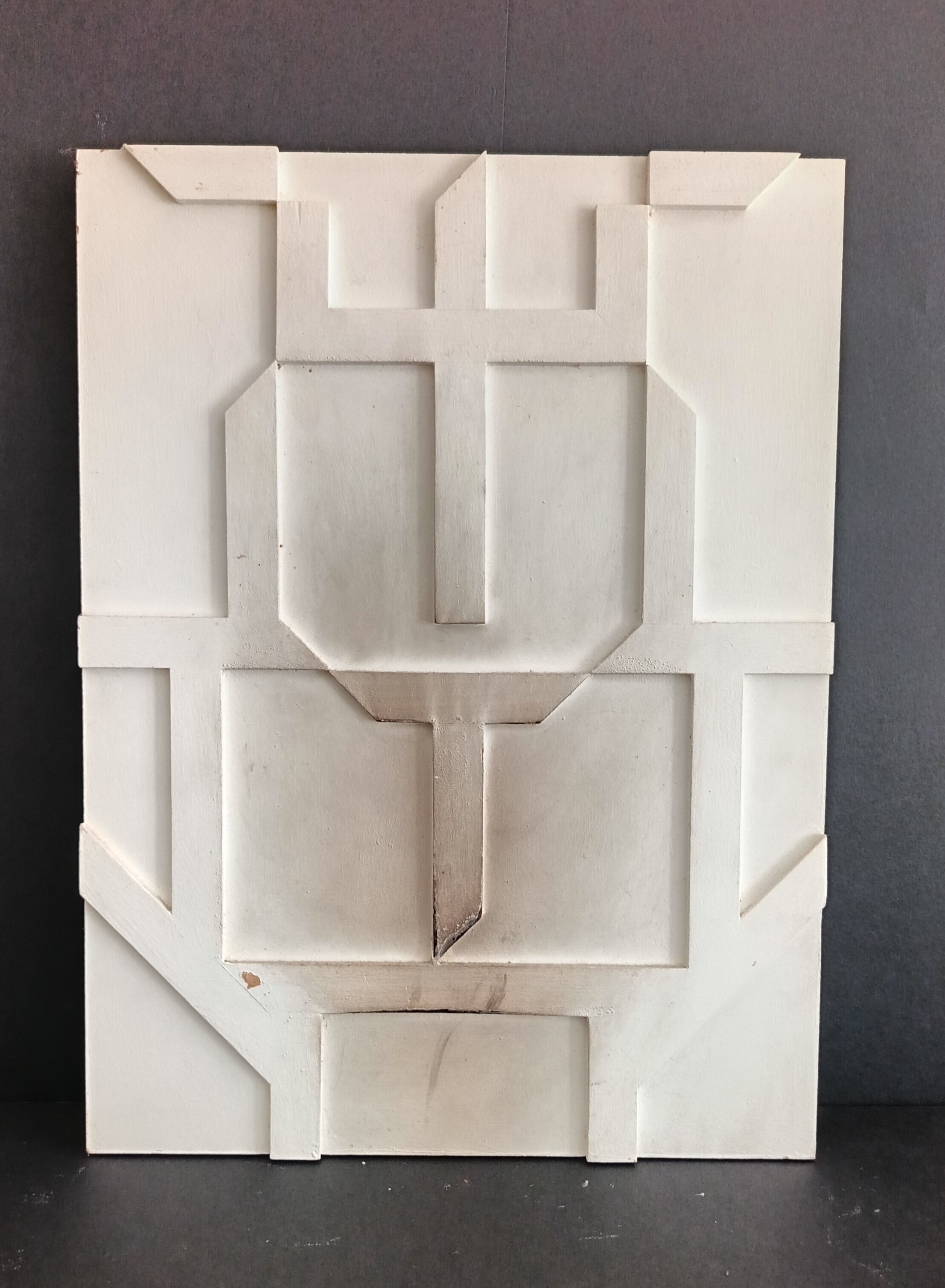 rilievo legno imbiancato e combustione